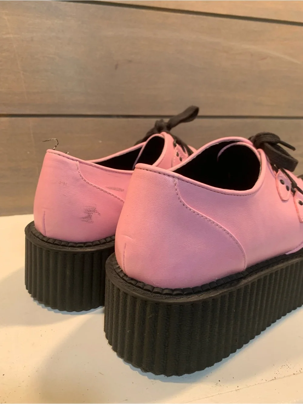 Killstar Hexellent Creepers Pink Black Platform Sz 10 Steam Punk Whimsigoth